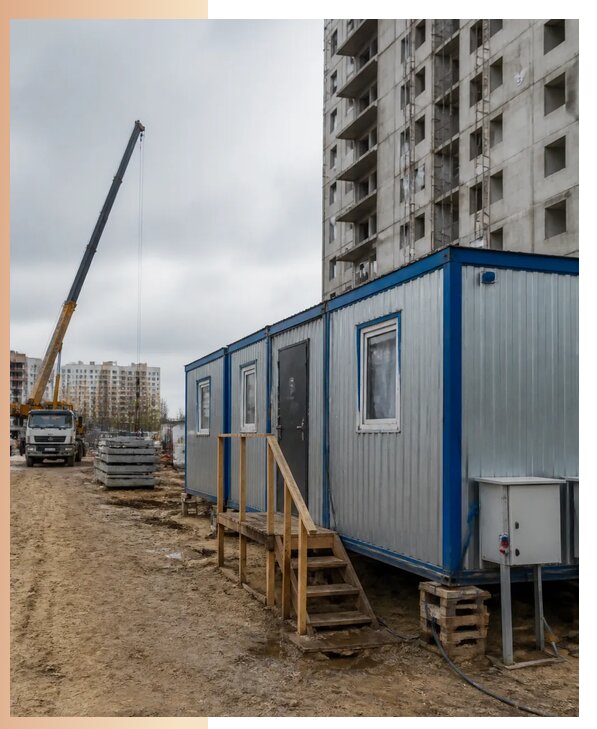 Аренда строительных вагончиков для рабочих в Ачинске